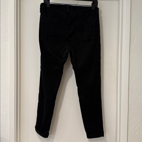 J Brand Midnight Black Stretch Crop Skinny Jeans Sz 31 - Picture 7 of 10